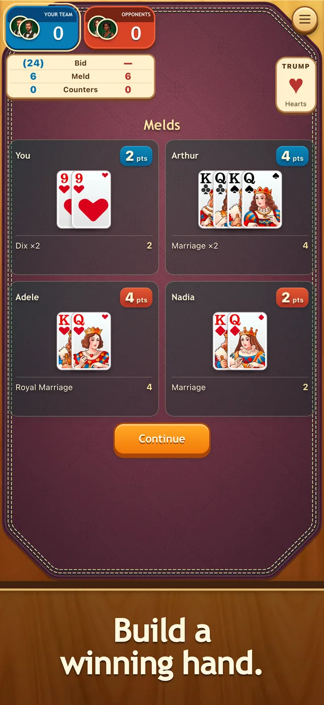Pinochle24 — Capture store 1